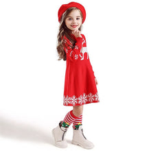 Load image into Gallery viewer, Girls Knitted Seasonal Dresses