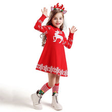 Load image into Gallery viewer, Girls Knitted Seasonal Dresses