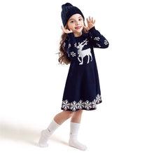 Load image into Gallery viewer, Girls Knitted Seasonal Dresses