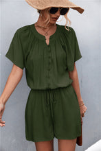 Cargar imagen en el visor de la galería, Mono con cintura con cordón y botones