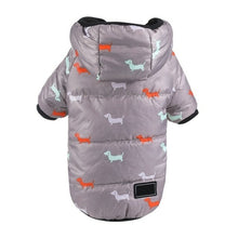Load image into Gallery viewer, Pet Clothes For Dog Winter Warm Coat Puppy Down Jacket Printed Hoodies