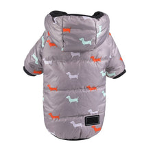Load image into Gallery viewer, Pet Clothes For Dog Winter Warm Coat Puppy Down Jacket Printed Hoodies