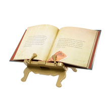 Load image into Gallery viewer, Gold Throne Book/Tablet Holder With Charger Slot