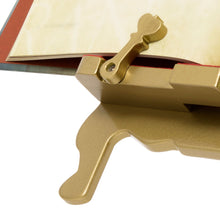 Load image into Gallery viewer, Gold Throne Book/Tablet Holder With Charger Slot