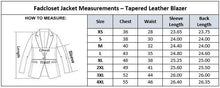 Load image into Gallery viewer, Womens Tapered Tan Leather Blazer Awesome Lambskin