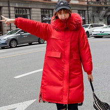 Load image into Gallery viewer, Women Parka Coats Double Sided Wear