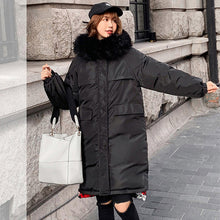 Load image into Gallery viewer, Women Parka Coats Double Sided Wear