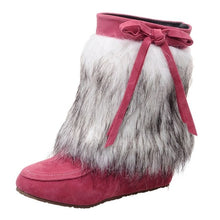Load image into Gallery viewer, Women's Boot Height Increasing Suede Plush Winter