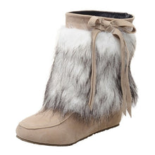 Load image into Gallery viewer, Women's Boot Height Increasing Suede Plush Winter