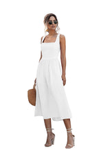 Load image into Gallery viewer, Square Neck Backless Dress