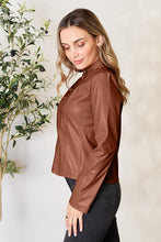 Load image into Gallery viewer, Mock Neck Zip Up Jacket