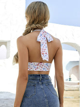 Load image into Gallery viewer, Ditsy Floral Halter Neck Bralette