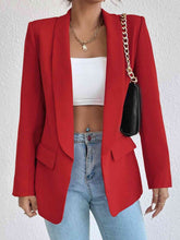 Cargar imagen en el visor de la galería, Blazer de manga larga con cuello chal