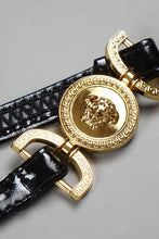 Load image into Gallery viewer, PU Leather Cutout Cropped Top and Maxi Skirt Set