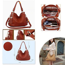 Load image into Gallery viewer, Women's Vegan Tote Style Handbag