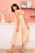 Load image into Gallery viewer, Ruffled V-Neck Night Dress