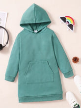 Load image into Gallery viewer, Kangaroo Pocket Long Hoodie