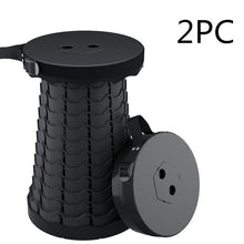 Load image into Gallery viewer, Travel Folding Stool Portable Outdoor Adjustable Retractable Stool Contracting Shoe Changing Seat Fishing Elderly Walking Stool