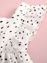 Load image into Gallery viewer, Girls Mixed Print Flutter Sleeve Dress