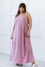 Load image into Gallery viewer, Zenana Beach Vibes Full Size Cami Maxi Dress in Light Rose