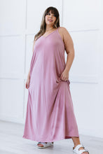 Load image into Gallery viewer, Zenana Beach Vibes Full Size Cami Maxi Dress in Light Rose