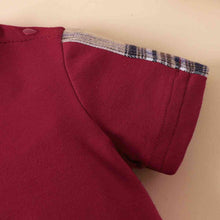 Load image into Gallery viewer, Plaid Bear Graphic MINI BOSS Graphic Jumpsuit