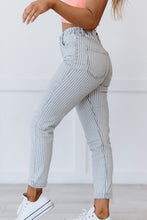Load image into Gallery viewer, Kancan Valentina Pinstripe Mom Jeans