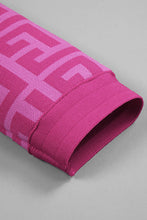 Cargar imagen en el visor de la galería, Conjunto de chaqueta y pantalón con botones delanteros estampados