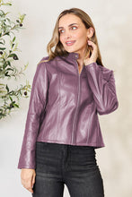 Load image into Gallery viewer, Mock Neck Zip Up Jacket