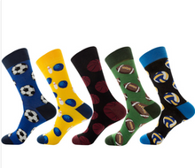Load image into Gallery viewer, Multipack High Ankle Medium Thickness Colorful Casual Cotton sock
