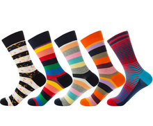 Load image into Gallery viewer, Multipack High Ankle Medium Thickness Colorful Casual Cotton sock