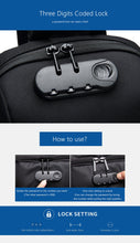 Load image into Gallery viewer, Crossbody bag Anti-theft shoulder chest backpack