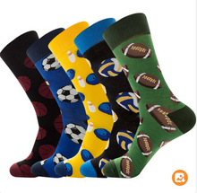 Load image into Gallery viewer, Multipack High Ankle Medium Thickness Colorful Casual Cotton sock