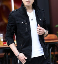 Load image into Gallery viewer, Mens Military Theme Short Jacket