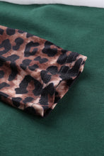 Load image into Gallery viewer, Leopard Color Block Open Front Longline Cardigan