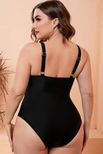 Load image into Gallery viewer, Full Size Two-Tone One-Piece Swimsuit