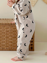 Load image into Gallery viewer, Printed Button Up Dropped Shoulder Jumpsuit
