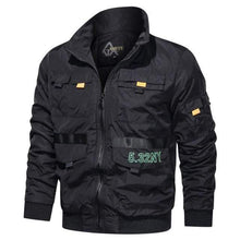 Load image into Gallery viewer, Military Windbreaker Bomber Jacket