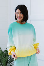 Load image into Gallery viewer, Zenana Hello Summer Full Size Run Ombre Cropped Sweatshirt