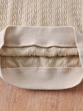 Load image into Gallery viewer, Kids Cable-Knit Texture Top and Joggers Set