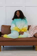 Load image into Gallery viewer, Zenana Hello Summer Full Size Run Ombre Cropped Sweatshirt