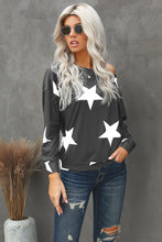 Cargar imagen en el visor de la galería, Sudadera de manga larga con estampado de estrellas