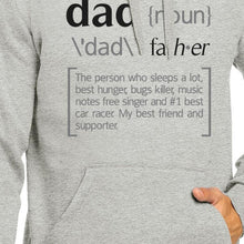 Load image into Gallery viewer, Dad Noun Grey Unisex Design Hoodie