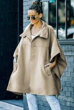 Load image into Gallery viewer, Snap Down Dolman Sleeve Coat