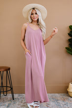 Load image into Gallery viewer, Zenana Beach Vibes Full Size Cami Maxi Dress in Light Rose