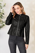 Load image into Gallery viewer, Mock Neck Zip Up Jacket