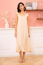 Load image into Gallery viewer, Ruffled V-Neck Night Dress