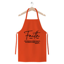 Load image into Gallery viewer, Faith The Substance Of Things Hoped For, Black Graphic Text Premium Jersey Apron