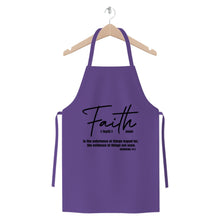 Load image into Gallery viewer, Faith The Substance Of Things Hoped For, Black Graphic Text Premium Jersey Apron