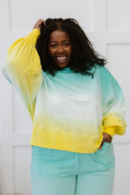 Load image into Gallery viewer, Zenana Hello Summer Full Size Run Ombre Cropped Sweatshirt